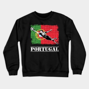 Portugal Soccer Goalie Goal Keeper Shirt Crewneck Sweatshirt